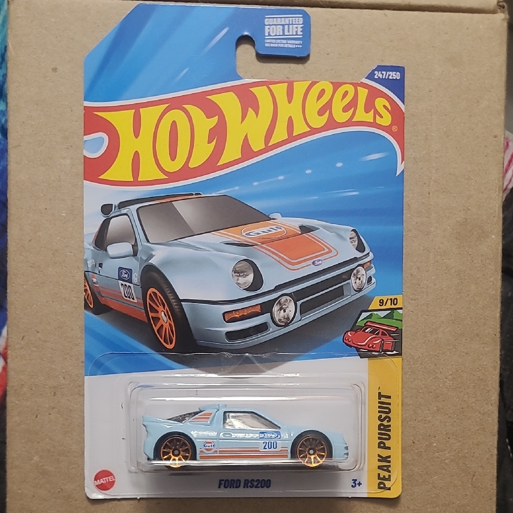 2025 Hot Wheels Ford RS200 - 2025 Mainline - Peak Pursuit 9/10